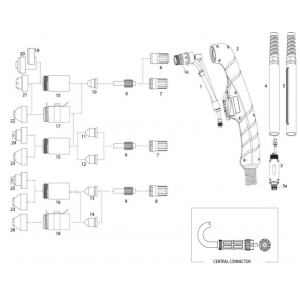 Consumables for Plasma Torch SP45HY/MY-85HY/MY-125HY/MY